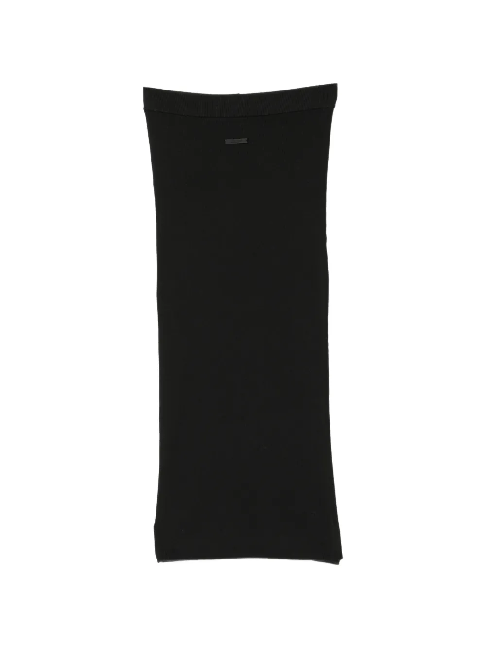 FEAR OF GOD ESSENTIALS Gonna midi in maglia a coste - Nero