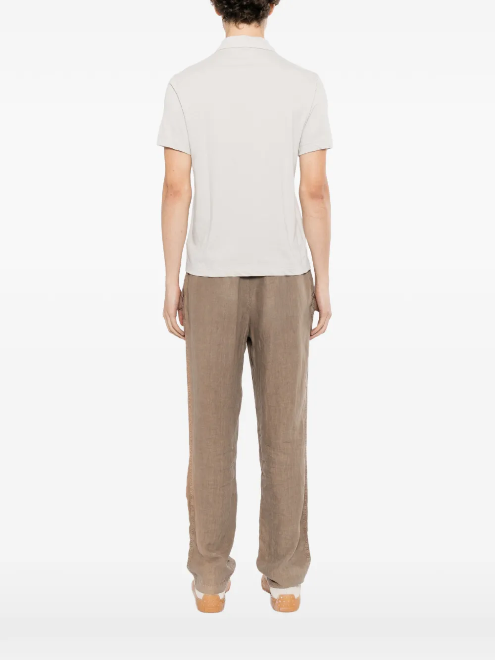 James Perse chest-pocket polo shirt Grijs