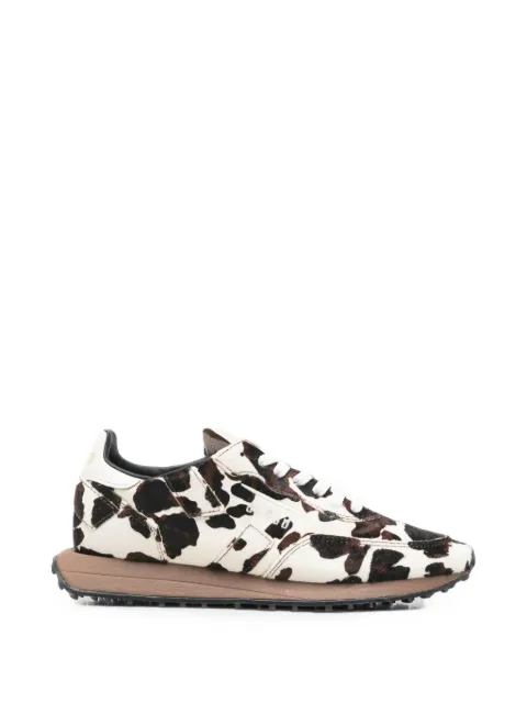 GHŌUD cow-print calf-hair sneakers