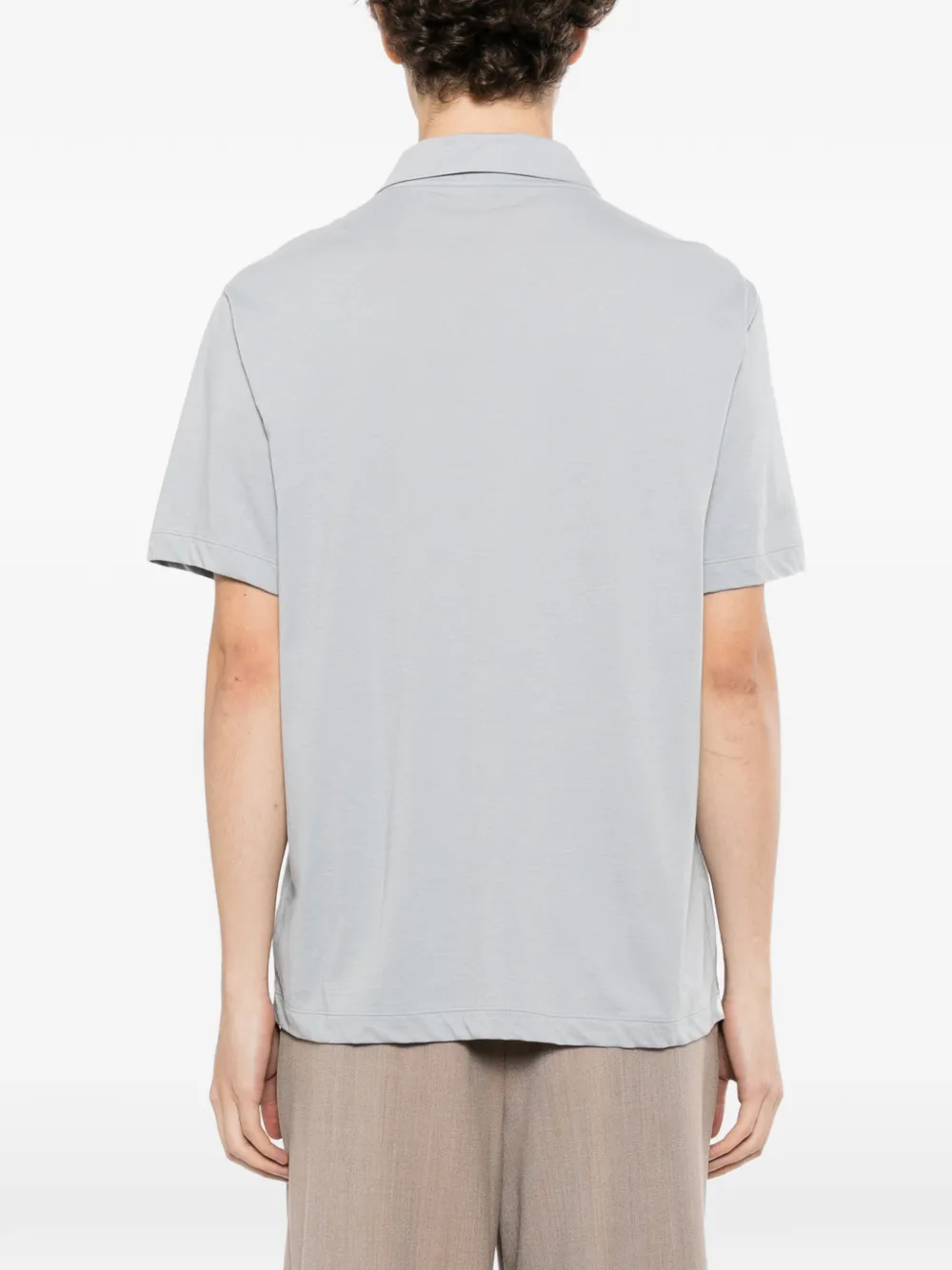 James Perse chest-pocket polo shirt Grijs