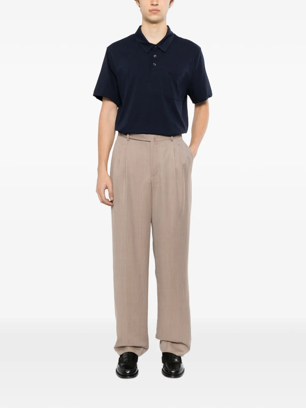 James Perse chest-pocket polo shirt Blauw
