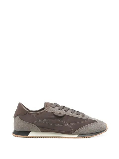 GHŌUD glitter-panelled leather sneakers