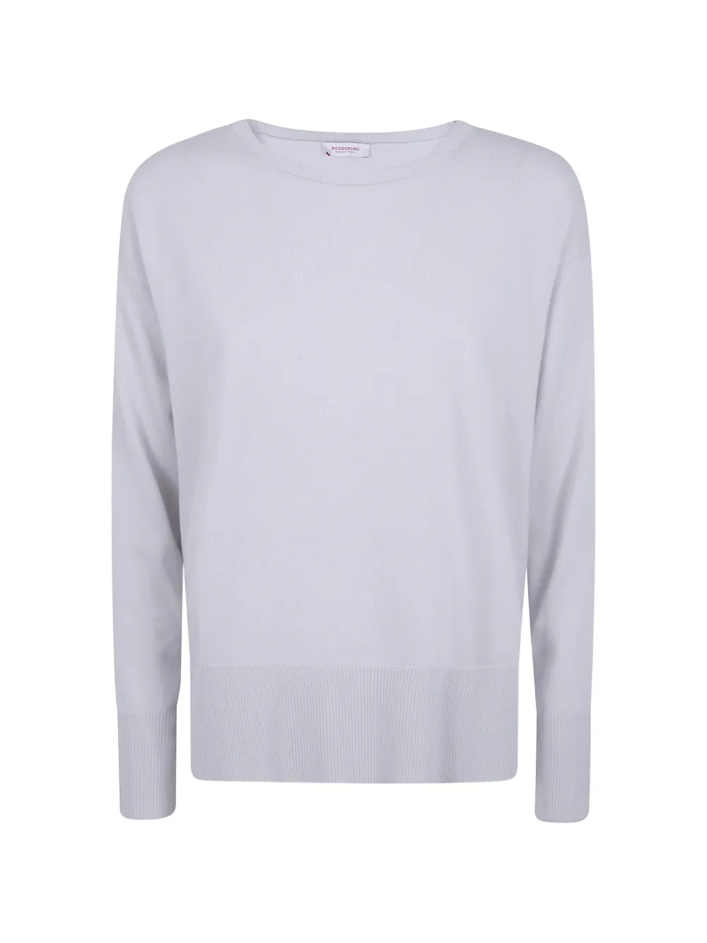Rossopuro Crew-neck Wool Sweater In White