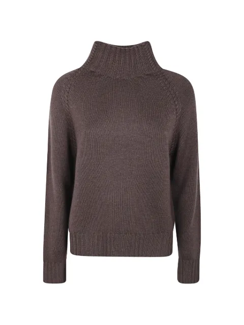 Rossopuro high-neck raglan-sleeve sweater