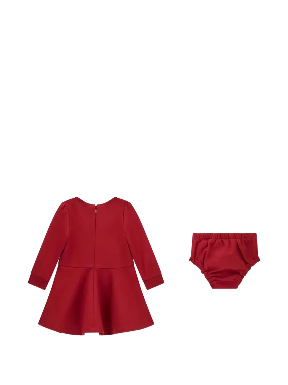 guess kids sequin-logo long-sleeve dress set (set of two) Rood