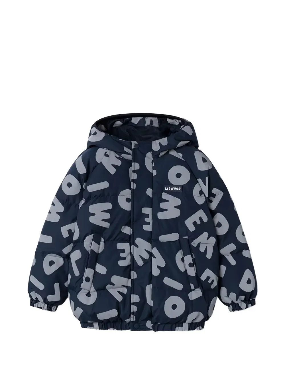 Liewood Adelina logo-print padded jacket - Blu