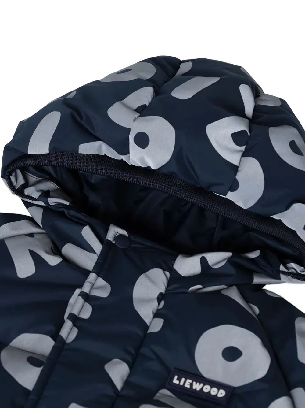 Liewood Adelina gewatteerd jack met logo-print Blauw