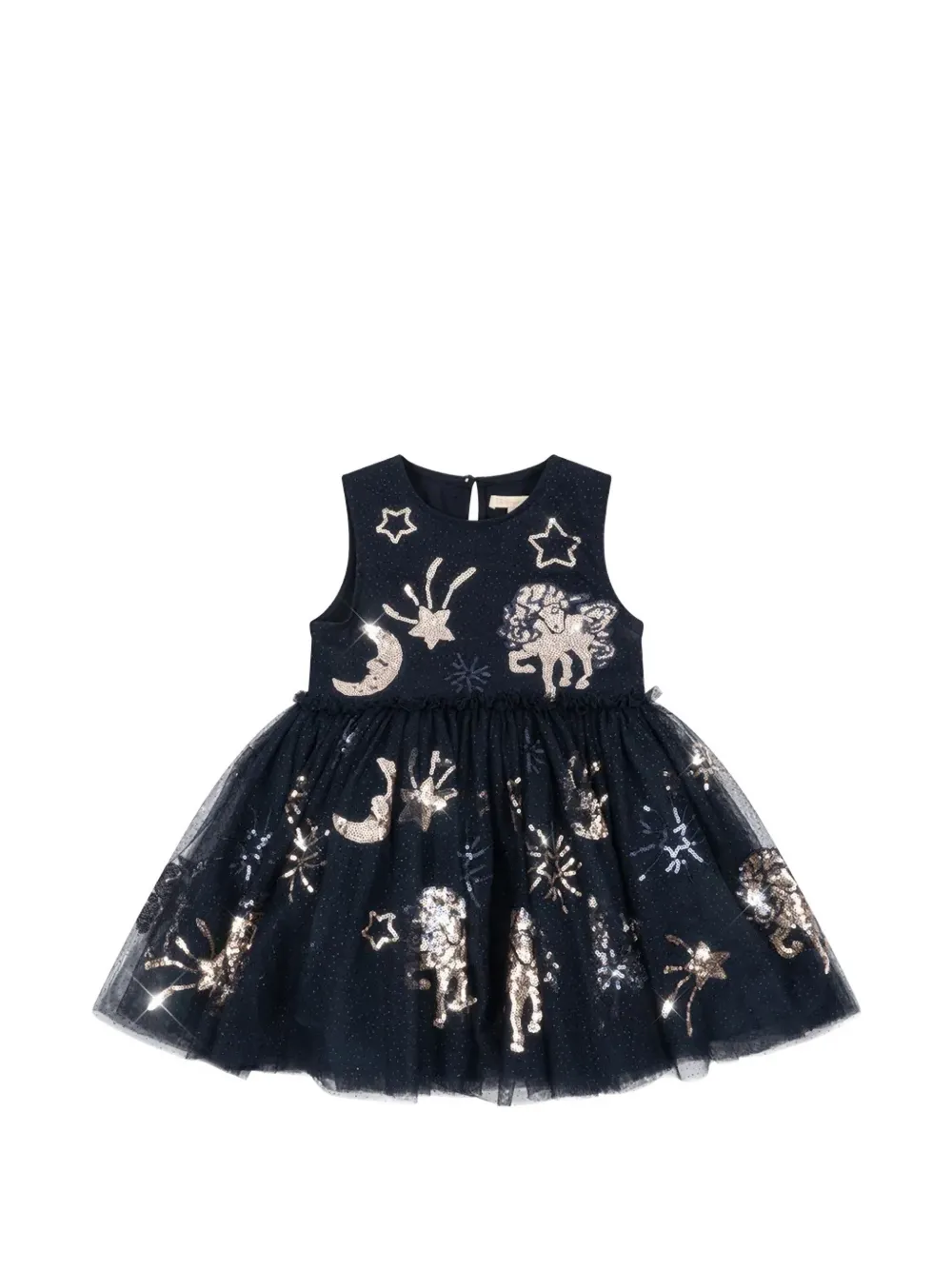 Konges Sløjd Yvonne sequin-embellished tulle dress Blauw