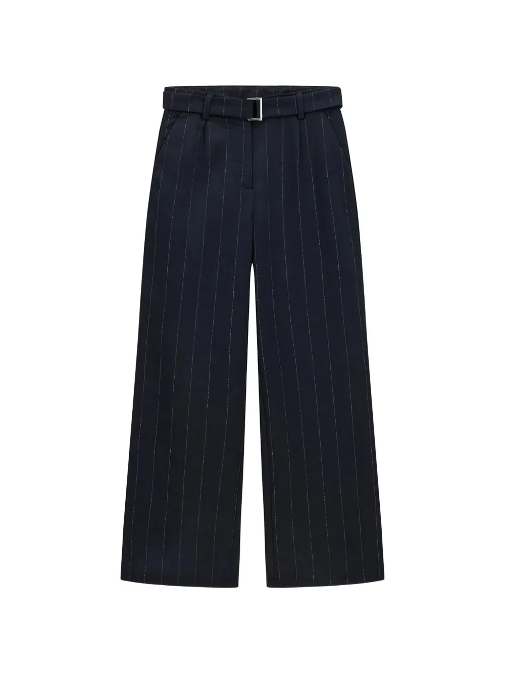 guess kids pinstripe belted trousers - Blu
