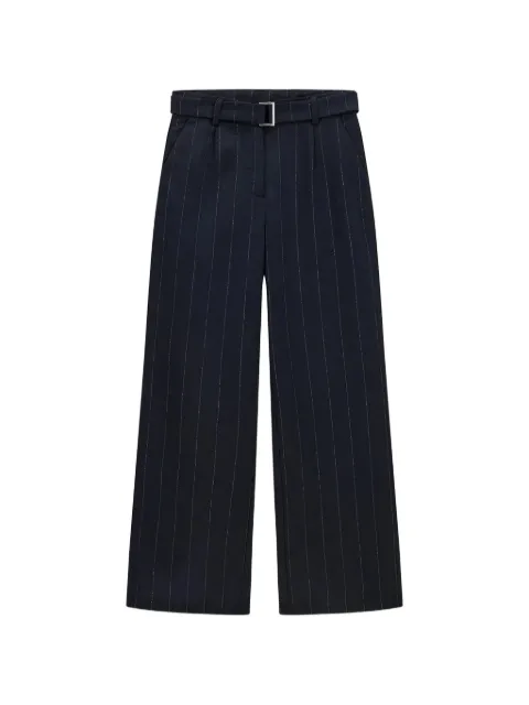 guess kids pinstripe belted trousers