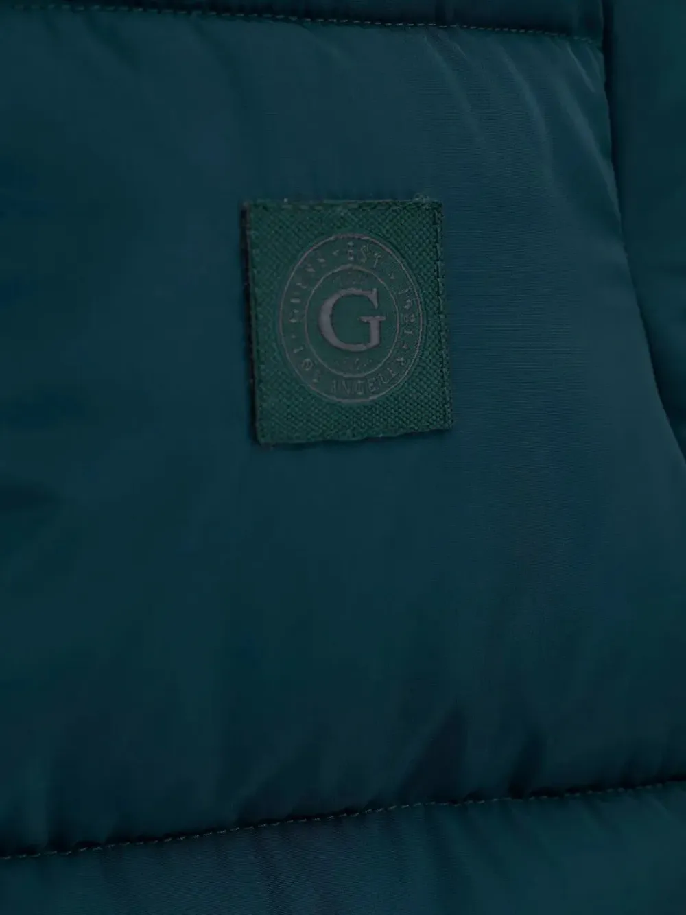 guess kids hooded padded jacket Blauw