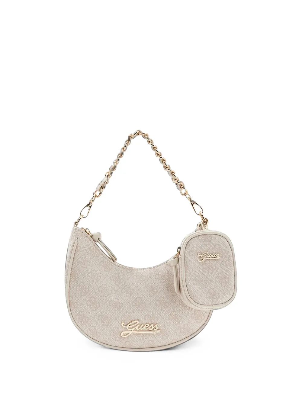 guess kids logo-print pouch-detail shoulder bag - Toni neutri