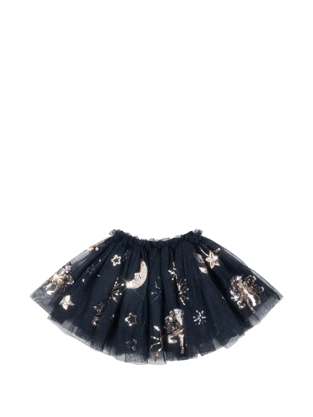 Konges Sløjd sequin-embellished tulle skirt - Noir Konges Sløjd sequin-embellished tulle skirt - Noir