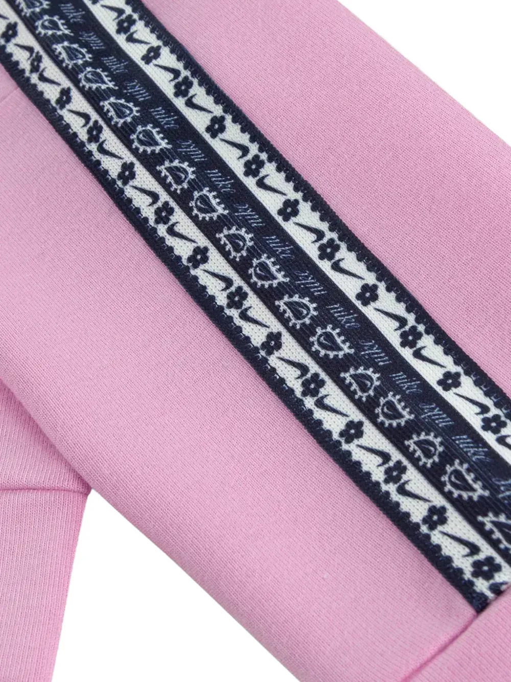 Nike Kids Retro Remix logo-print tape-detail tracksuit Roze