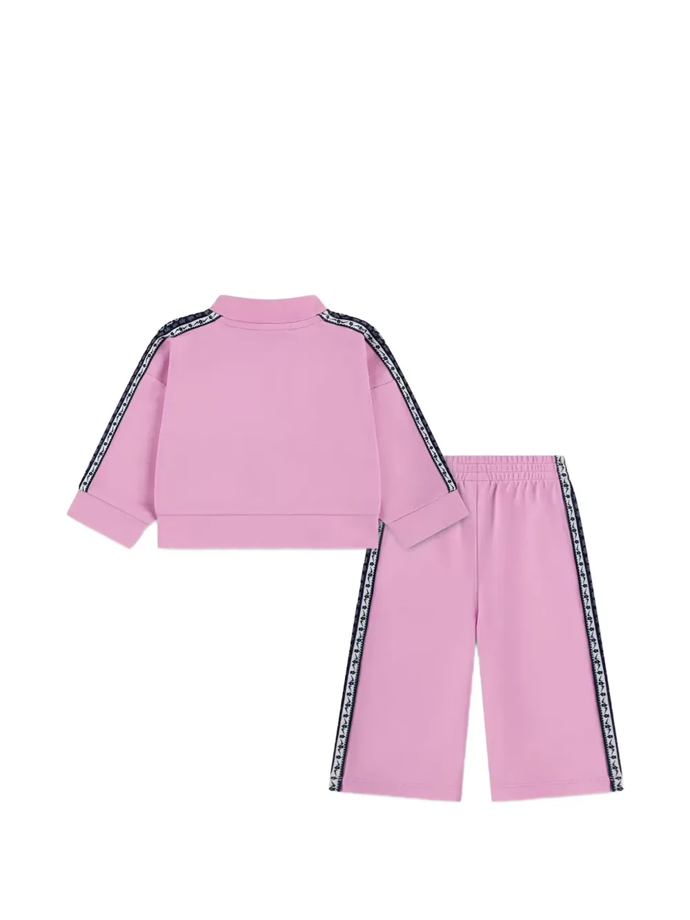 Nike Kids Retro Remix logo-print tape-detail tracksuit Roze