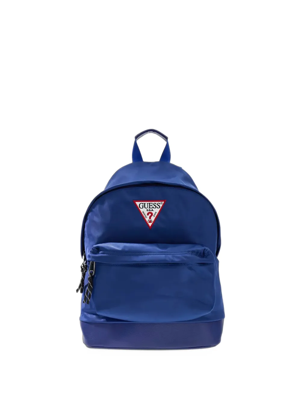 guess kids logo-patch backpack - Blu