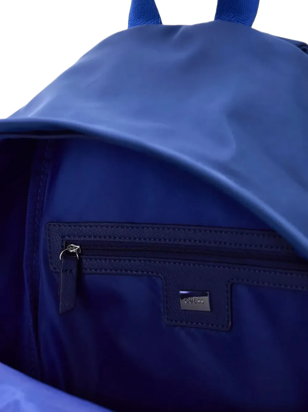 guess kids logo-patch backpack Blauw