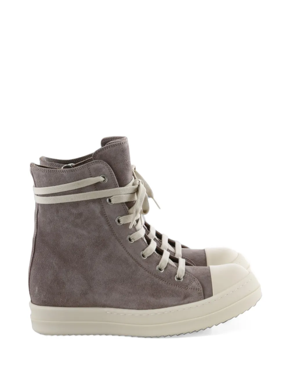 Rick Owens suede high-top sneakers