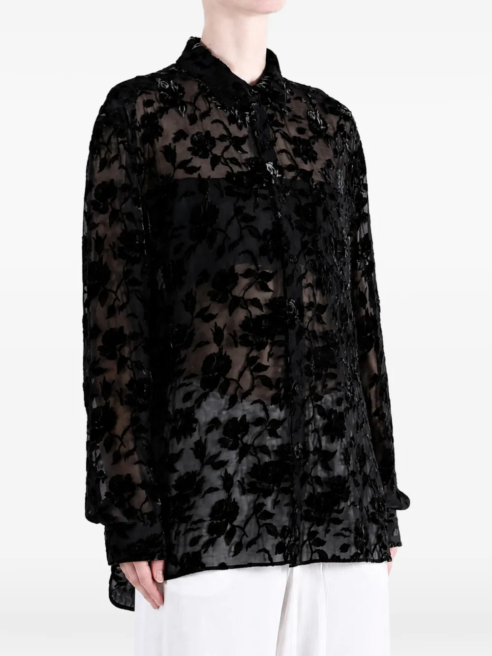 Ann Demeulemeester Elisabeth shirt Zwart