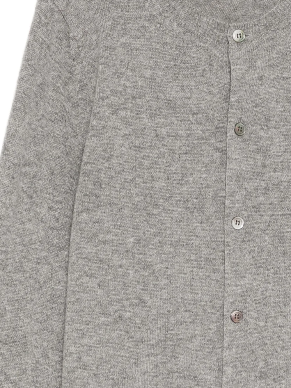Comme Des Garçons Comme Des Garçons button-up crew-neck cardigan Grijs