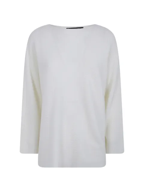 PierAntonioGaspari ribbed-knit boat-neck sweater