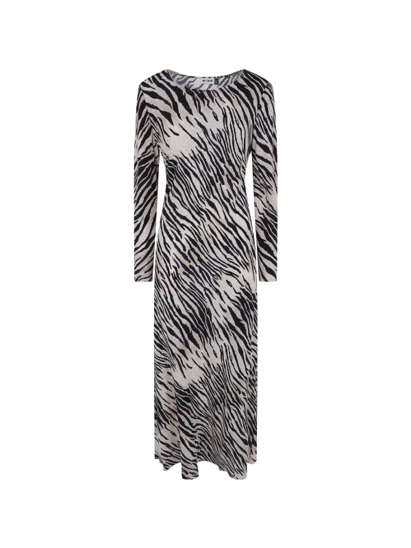 Rixo Amal Midi Dress in White