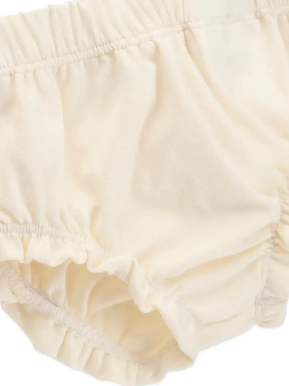 guess kids striped embroidered dress Beige
