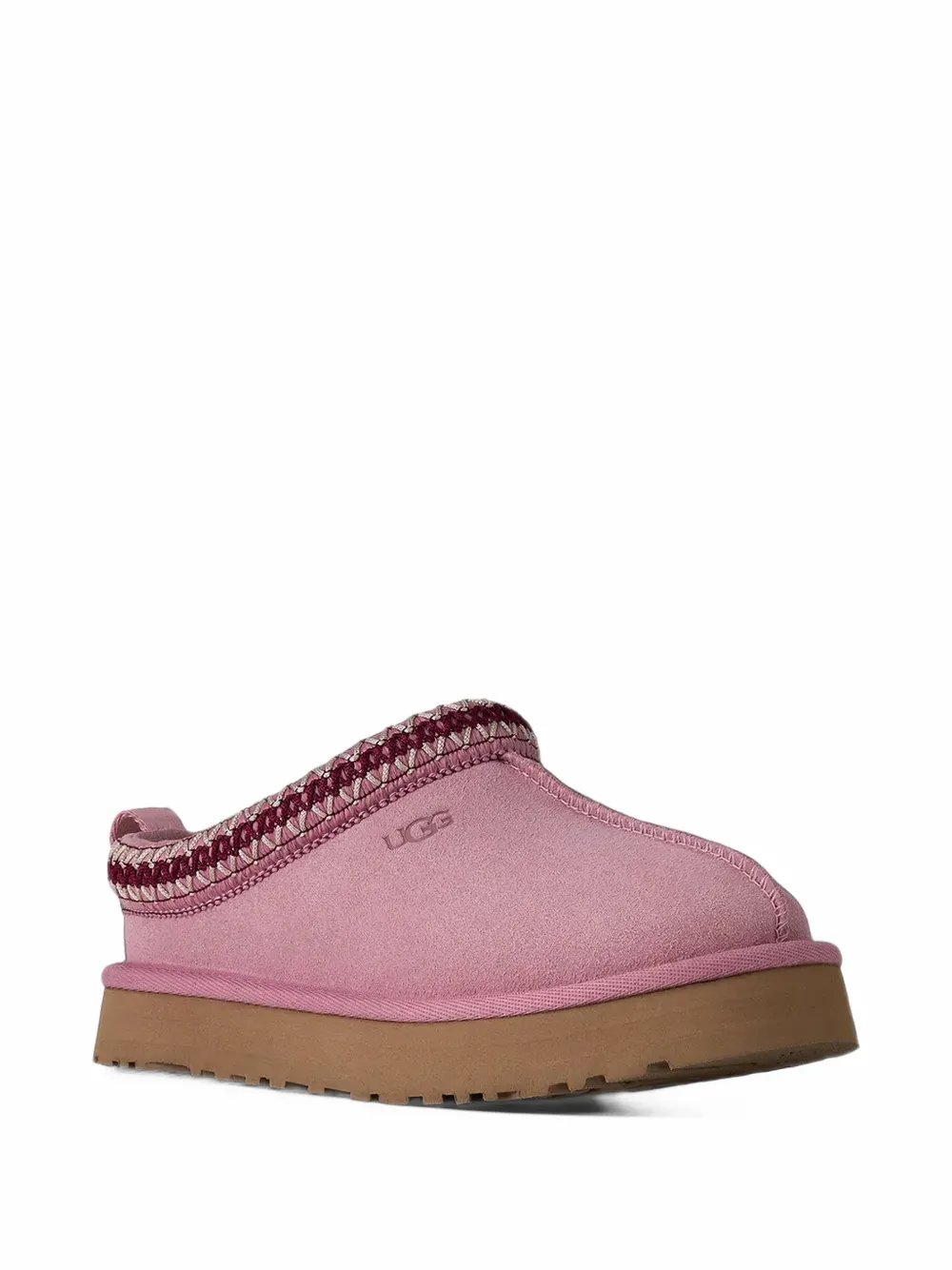UGG Kids Kids Tazz embroidered slippers - Rosa