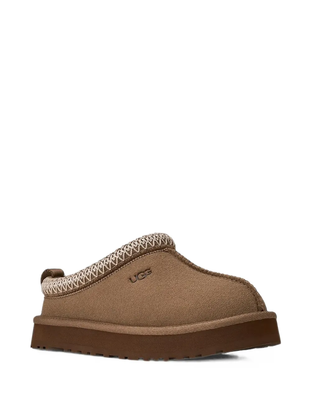 UGG Tazz embroidered slippers - Marrone