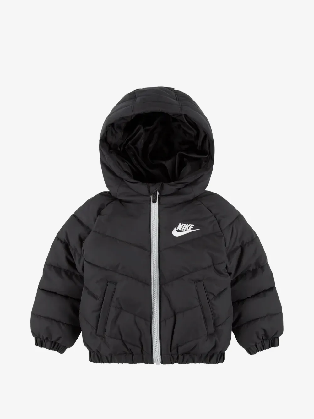 Nike Kids 로고 자수 후드 자켓