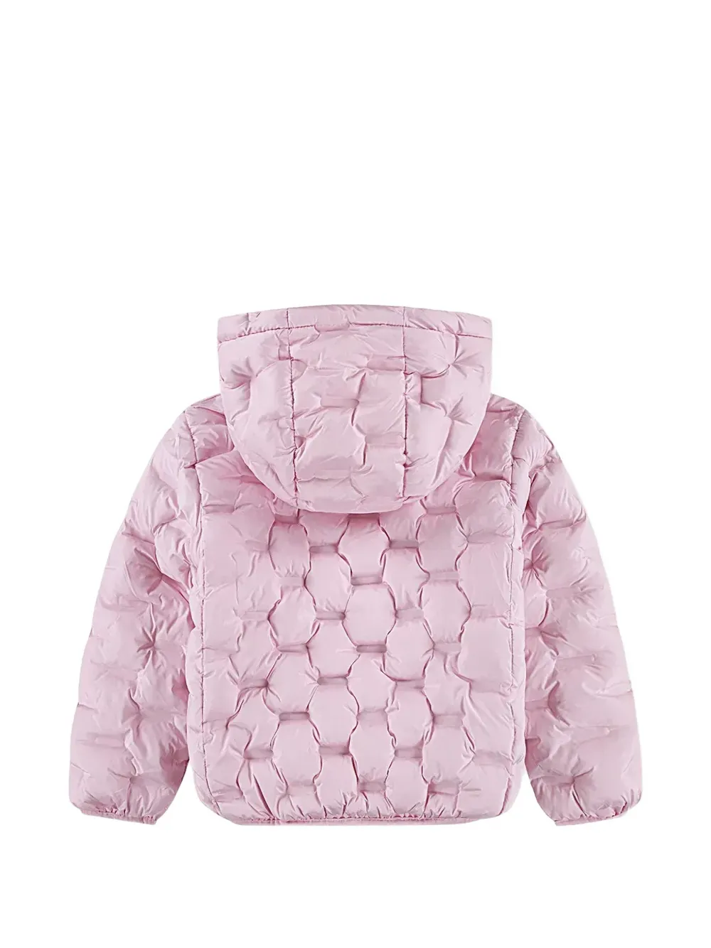 Nike Kids logo-print quilted jacket Roze