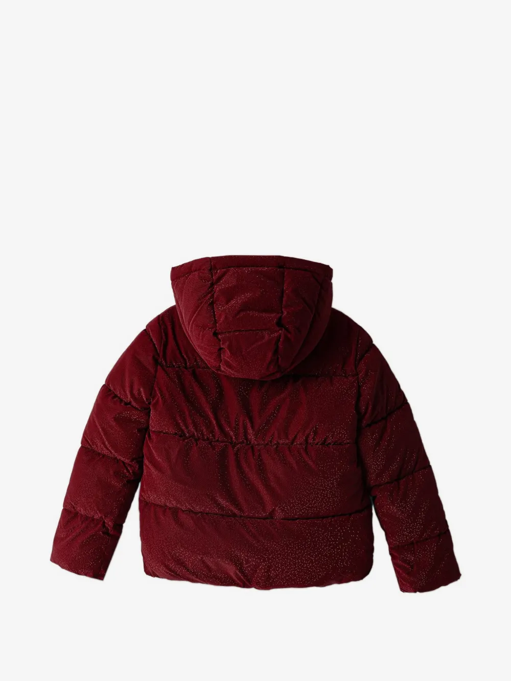 guess kids 로고 프린트 후드 퍼프 자켓