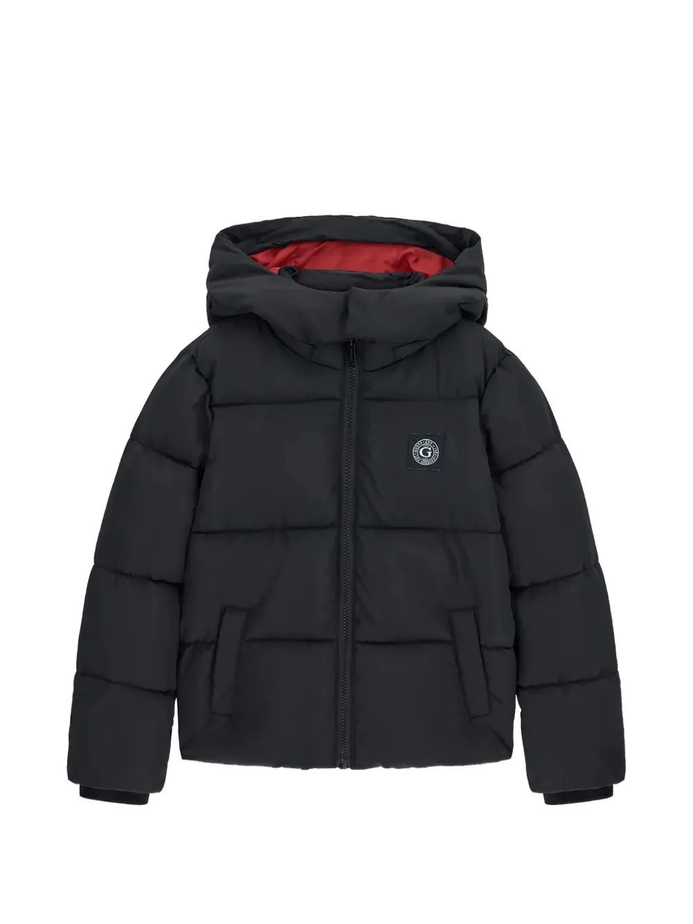 guess kids hooded padded jacket - Nero