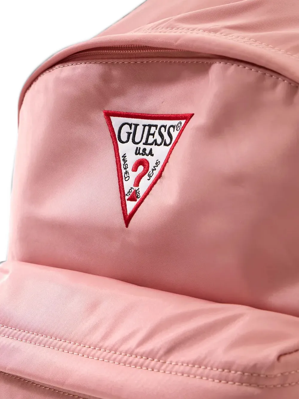 guess kids logo-patch backpack Roze