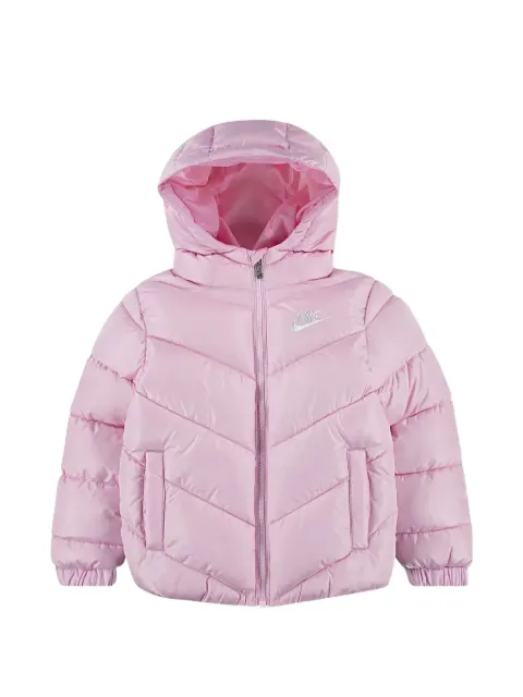 Nike Kids quilted hooded jacket