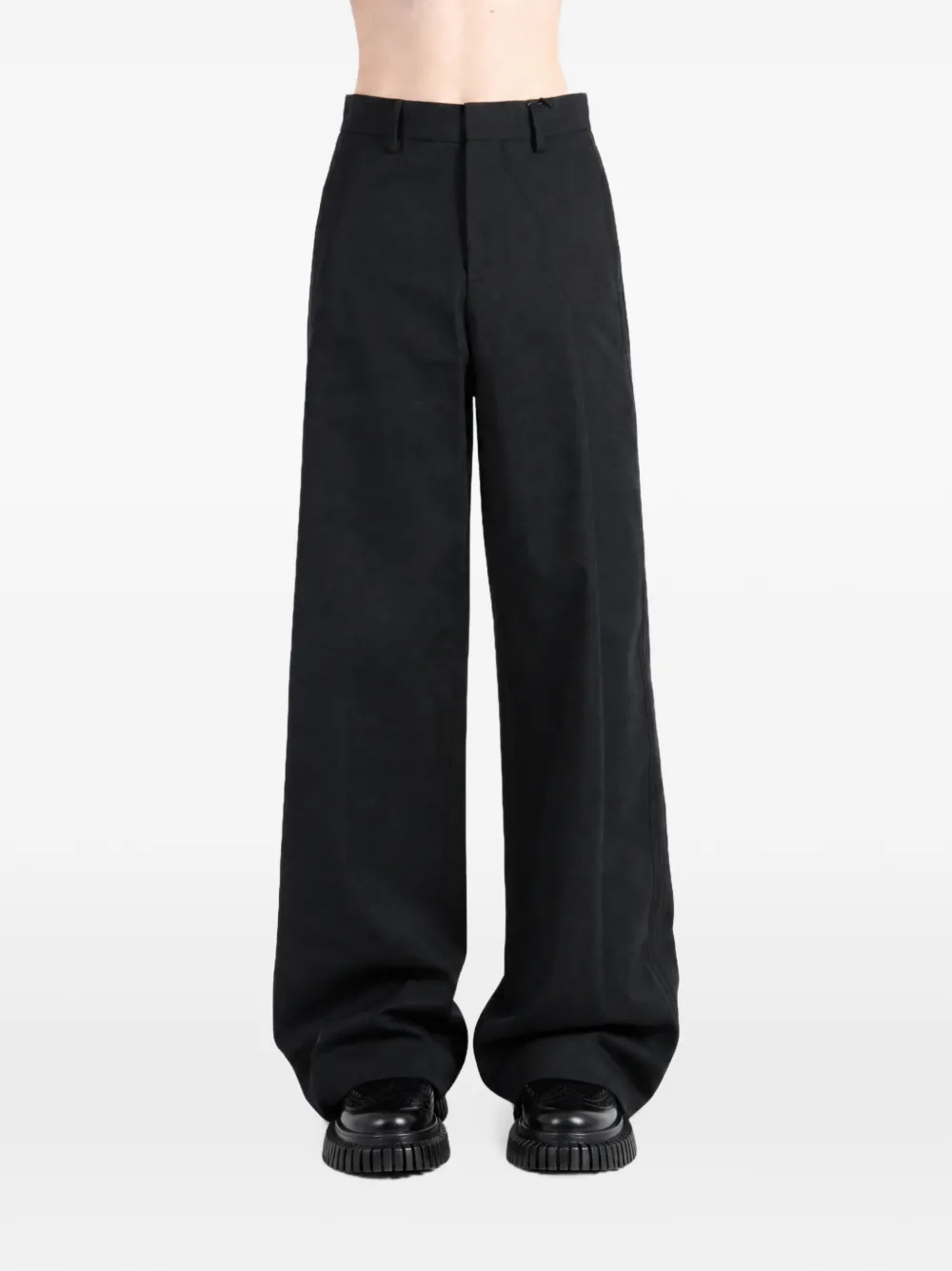 Ann Demeulemeester Viola wide-leg tailored trousers Zwart