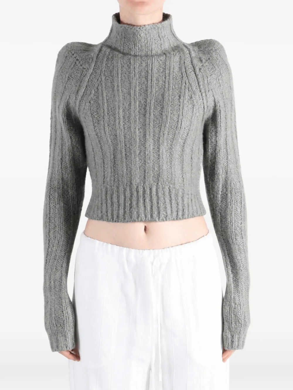Rick Owens Cropped con top Grijs