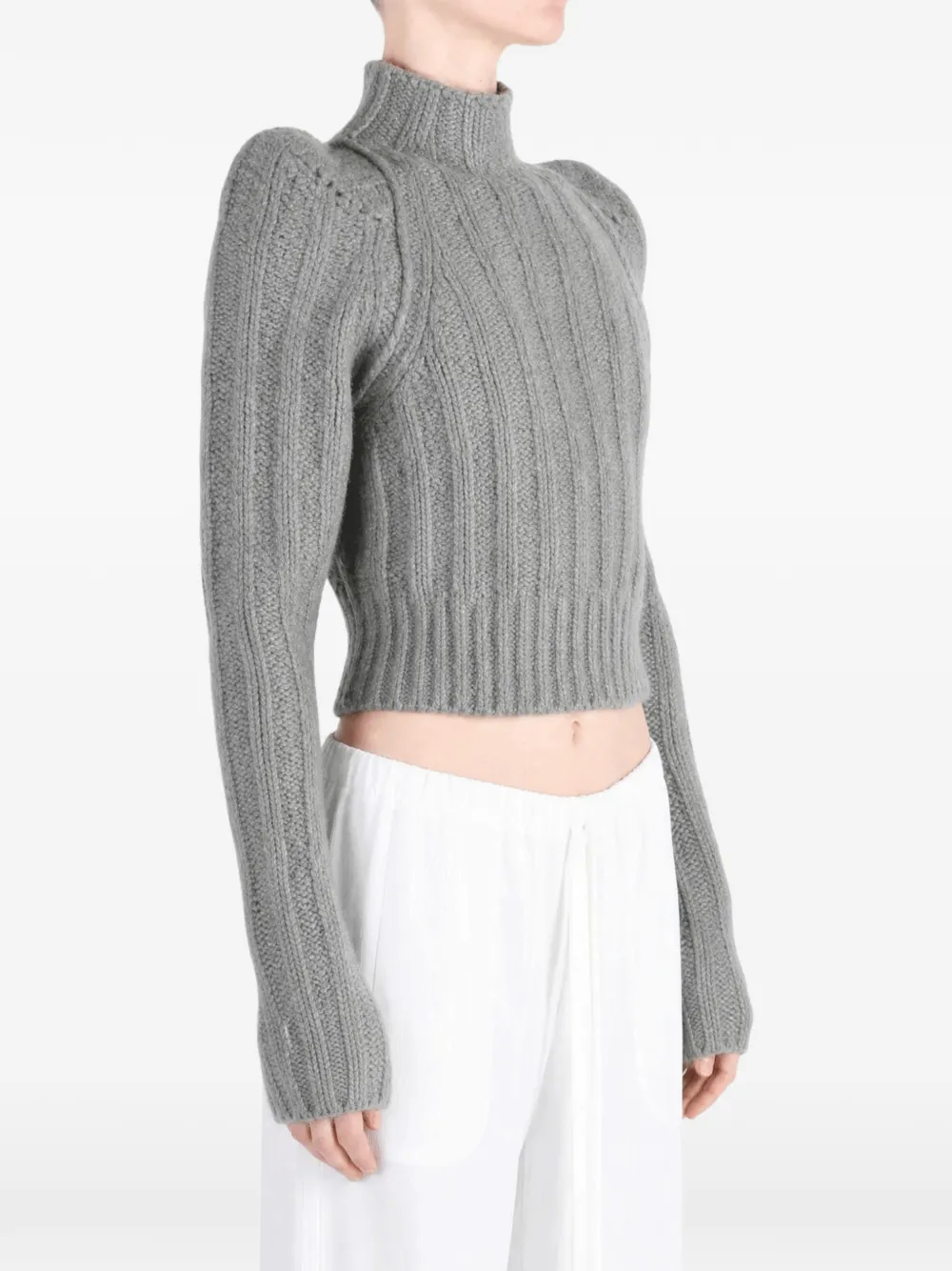 Rick Owens Cropped con top Grijs
