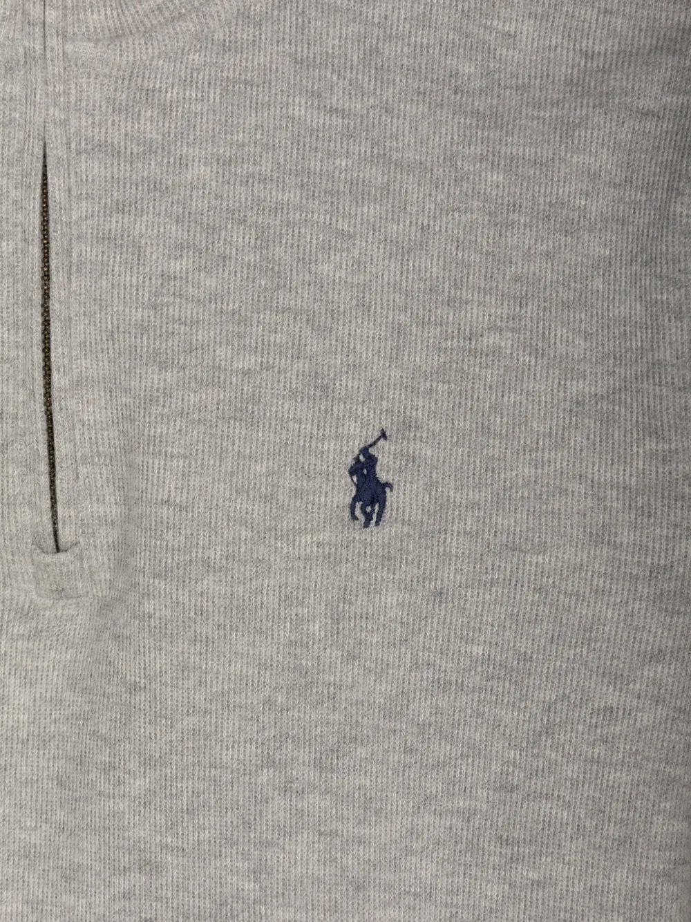 POLO RALPH LAUREN KIDS quarter-zip sweater Grijs