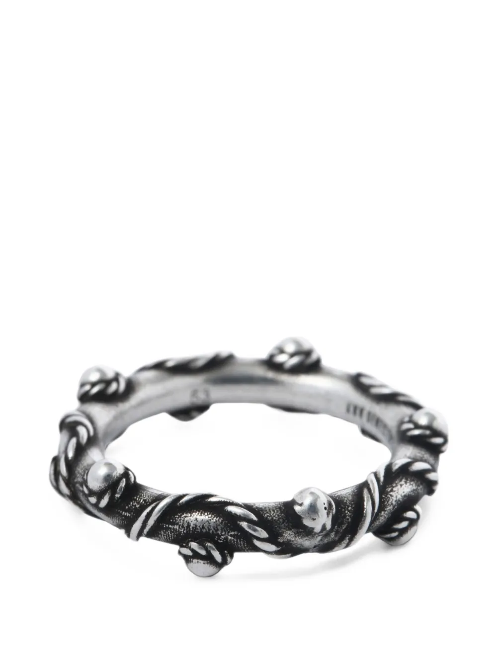 Ann Demeulemeester Mardon beaded rope-effect ring