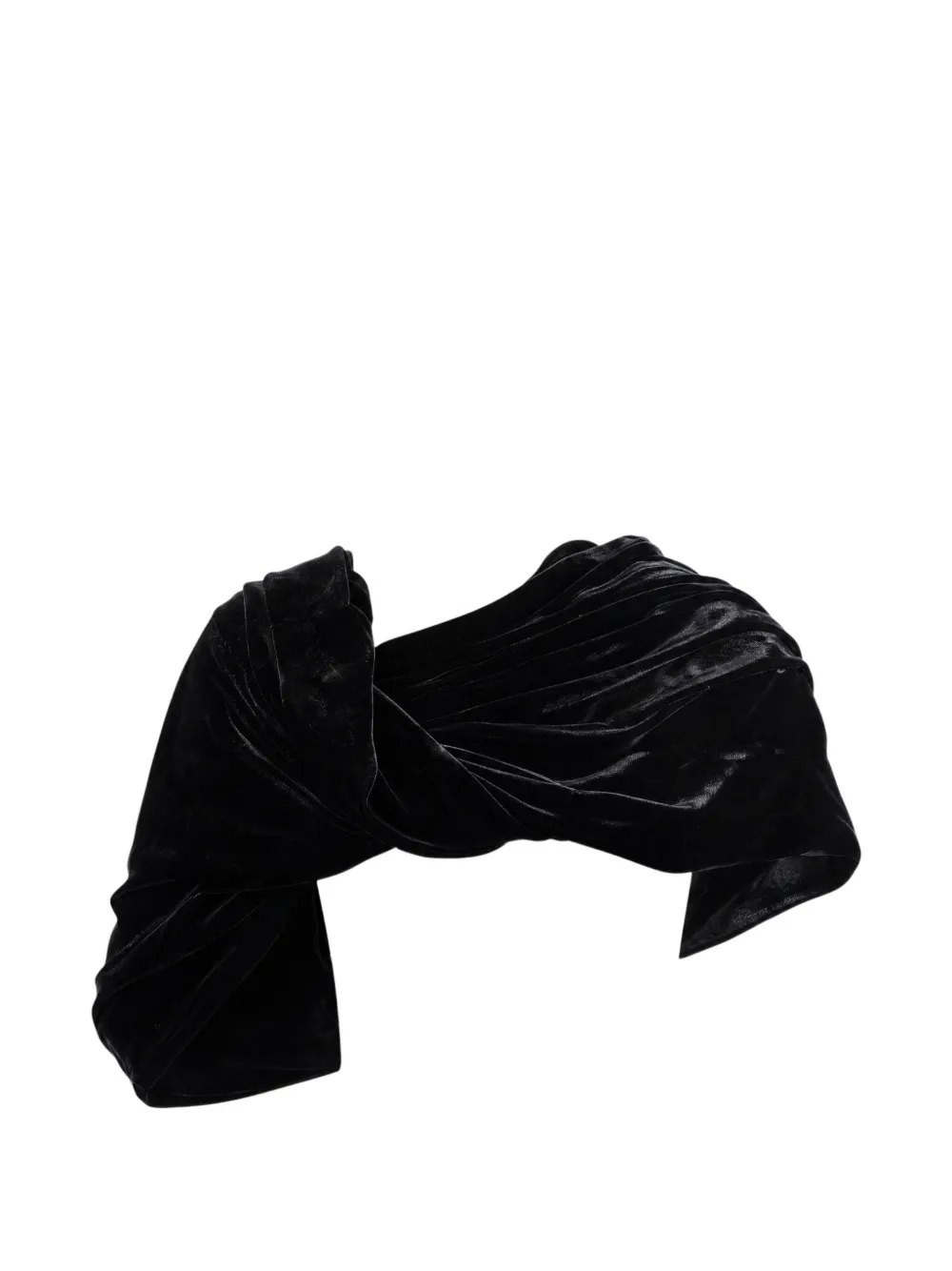 Rick Owens Twist Donut scarf - Schwarz