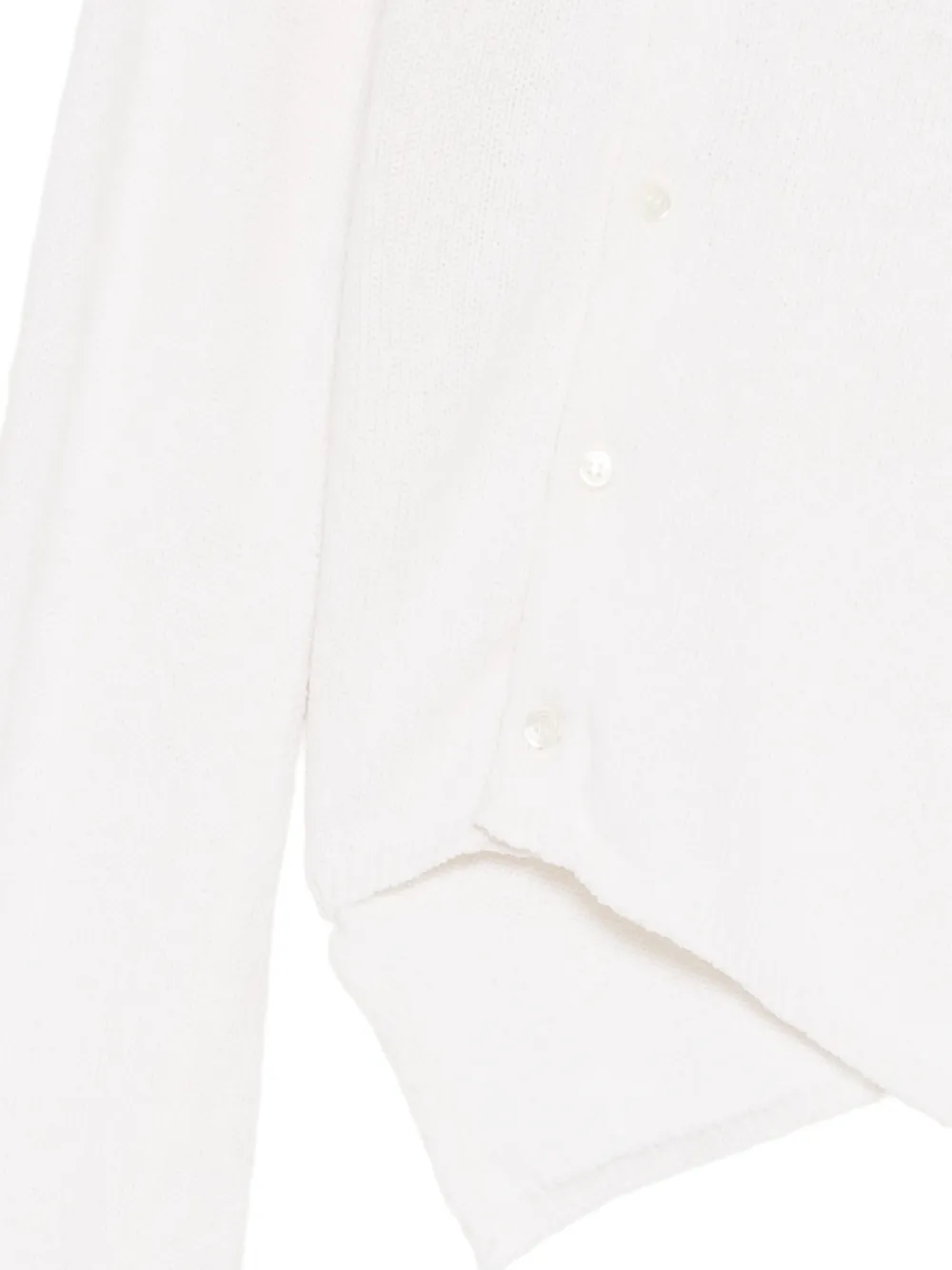 Comme Des Garçons Comme Des Garçons asymmetric cardigan Wit
