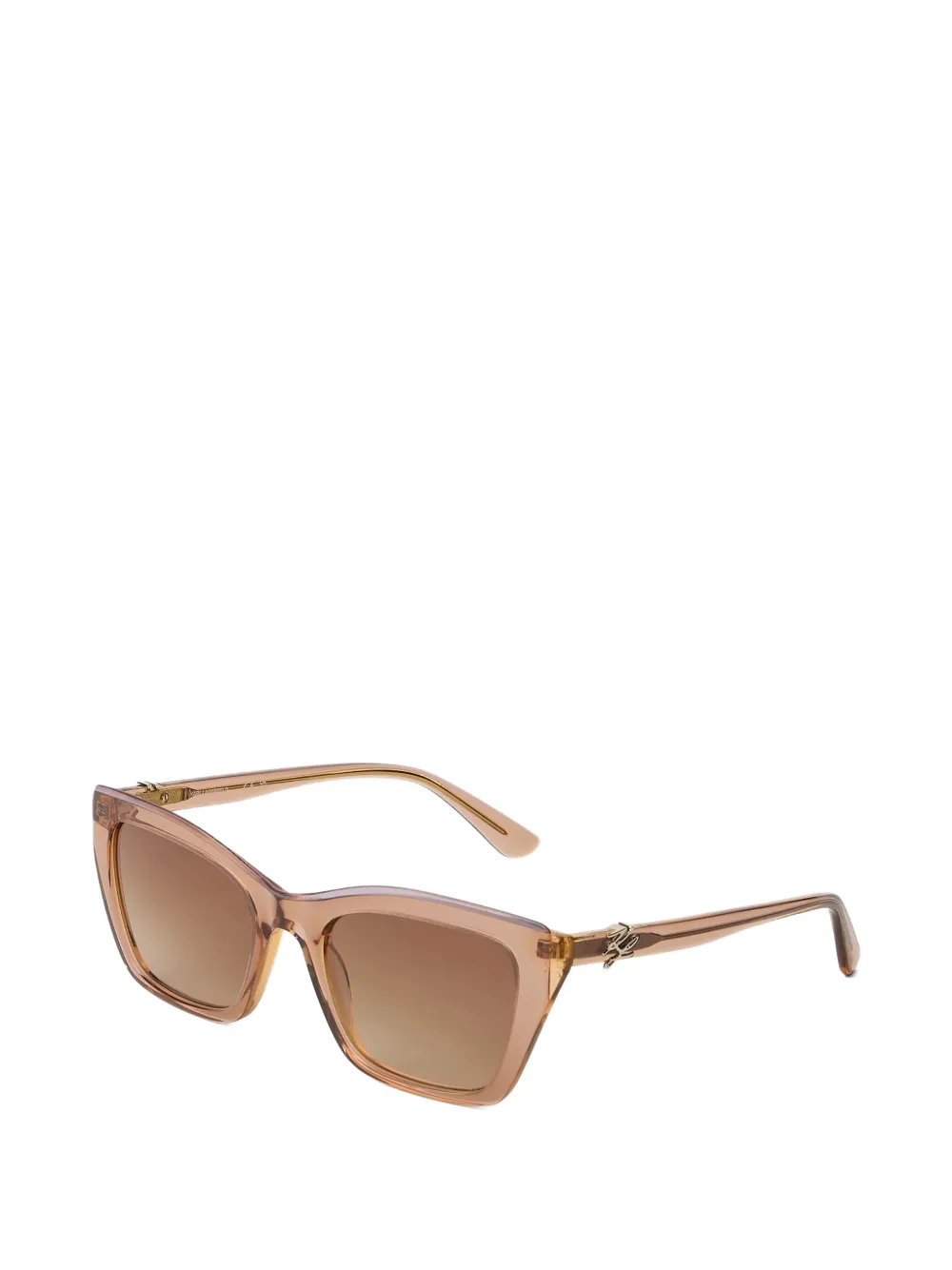 Karl Lagerfeld Autograph cat-eye sunglasses Beige