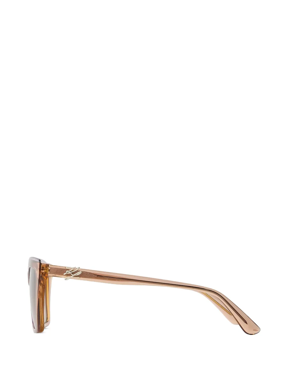 Karl Lagerfeld Autograph cat-eye sunglasses Beige
