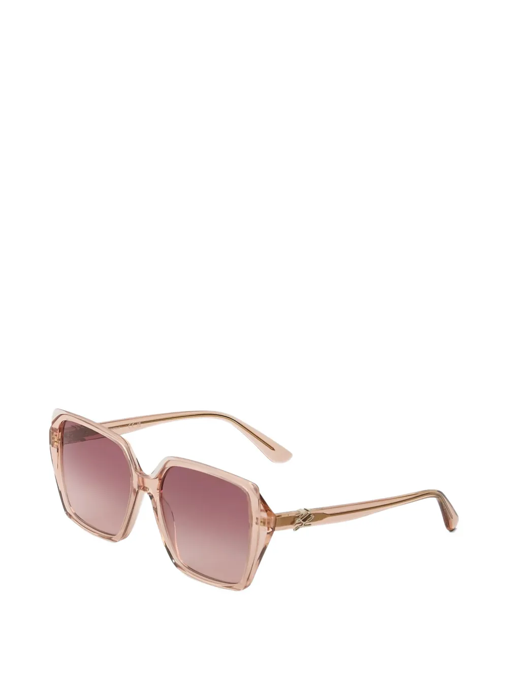 Karl Lagerfeld Autograph square sunglasses Beige