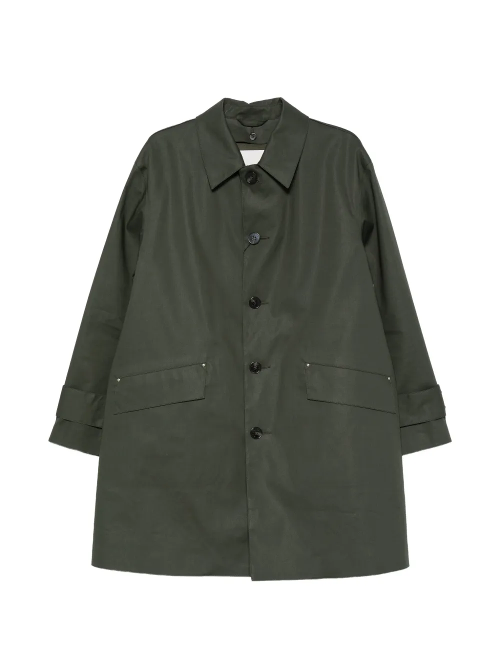Mackintosh Humbie button-up coat - Green