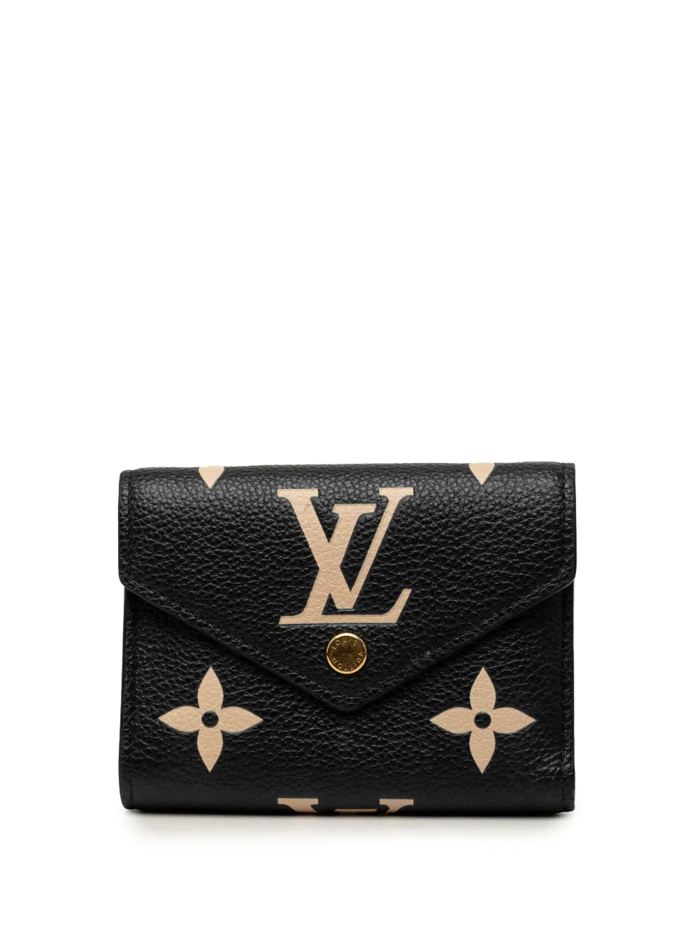 Louis Vuitton Pre-Owned 2021-2026 Bicolor Monogram Empreinte Giant Victorine Wallet small wallets | One Size
