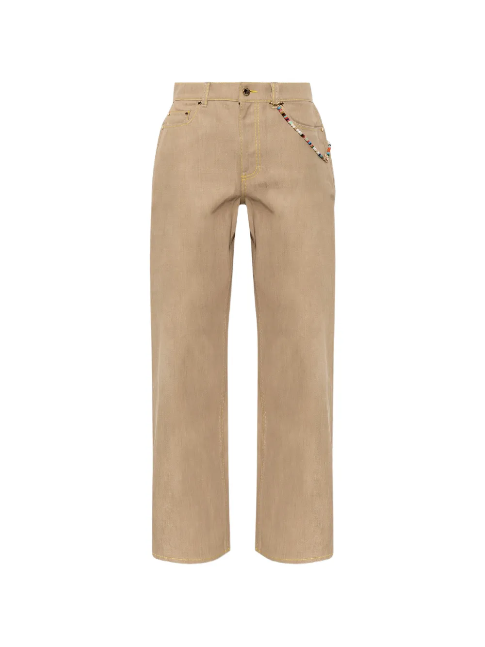 Casablanca beaded-chain straight-leg jeans - Toni neutri
