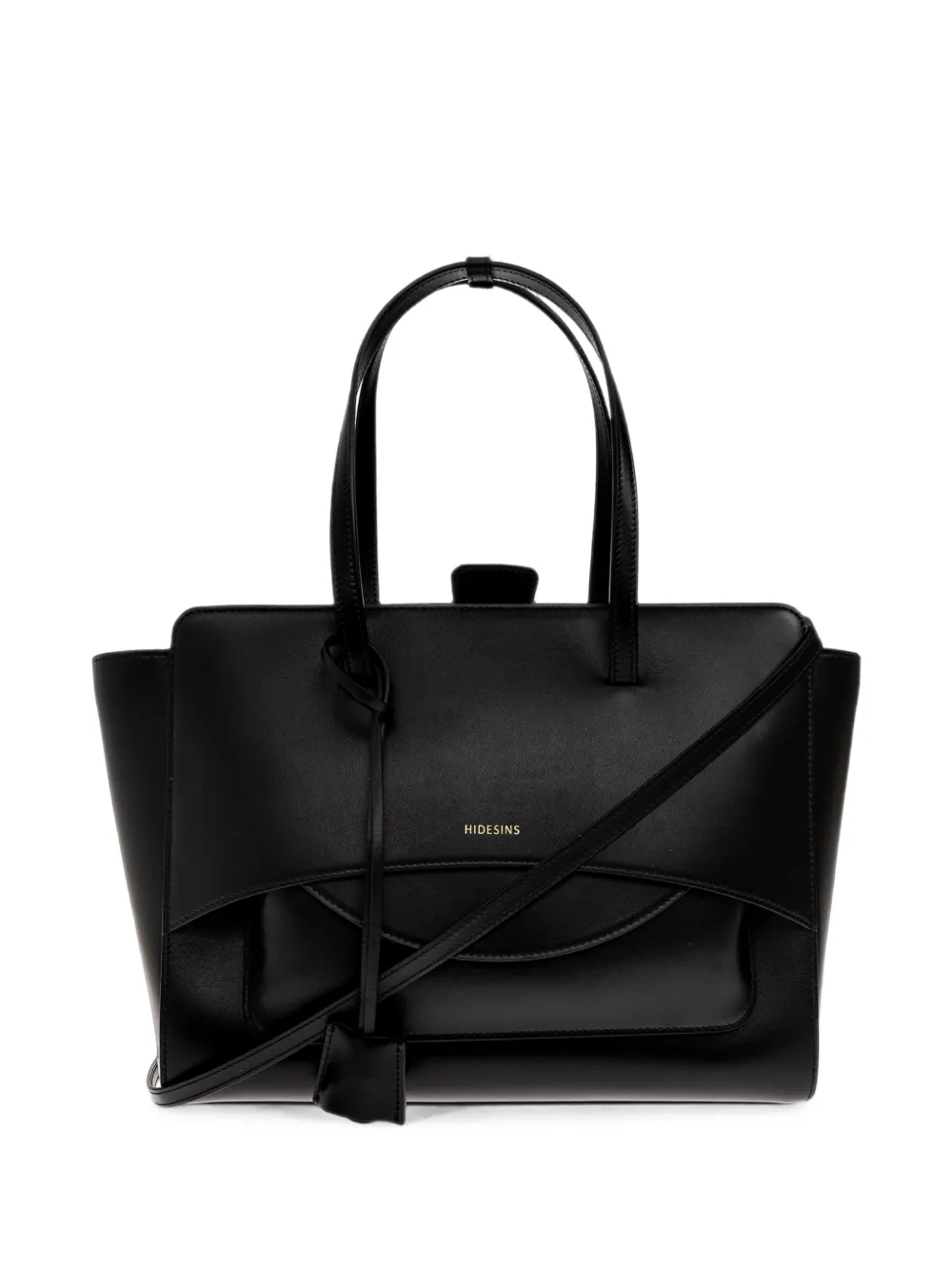 HIDESINS L Flap Premiere leather tote bag - Noir HIDESINS L Flap Premiere leather tote bag - Noir