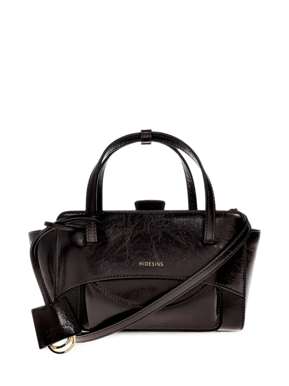 HIDESINS small Flap shoulder bag - Nero